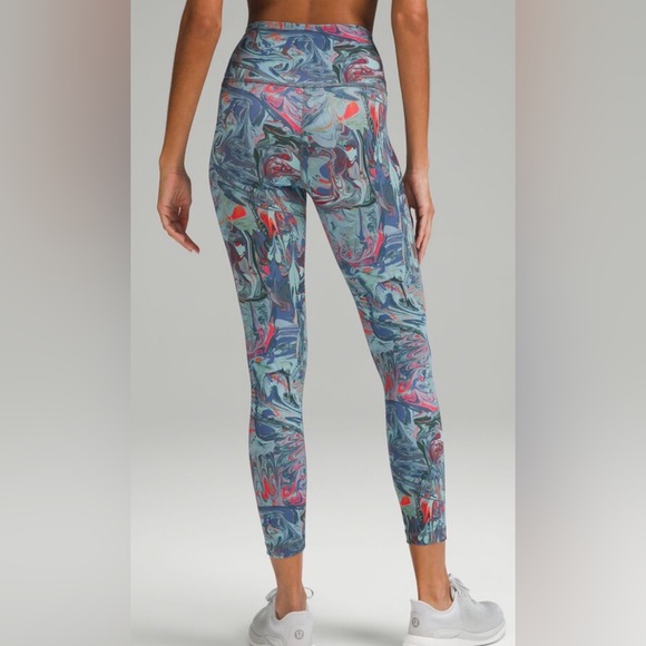 NWT Lululemon Train High Rise Tights 25” Size 4 Multi Color - Picture 4 of 6